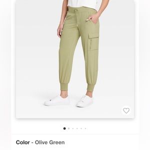 NWT olive green joggers